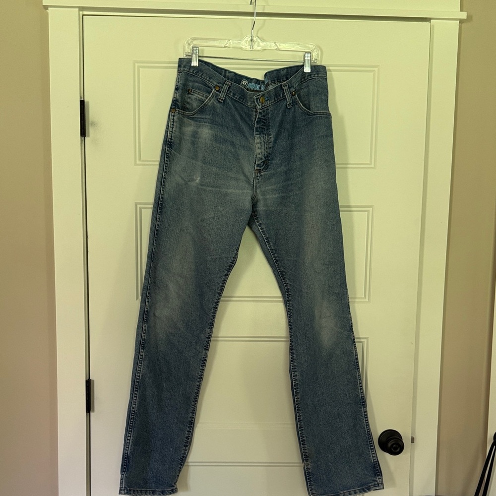 Wrangler Men's Straight-Leg Jeans - Medium Blue 36x34